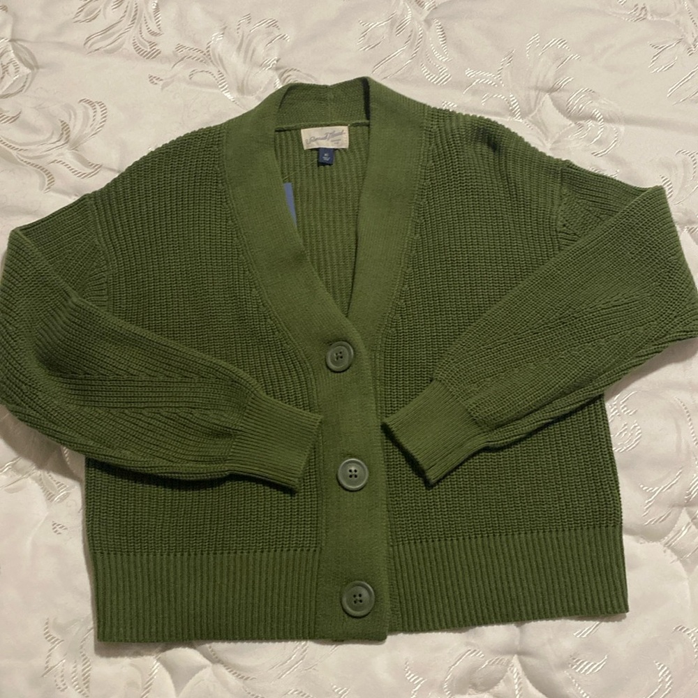 Green Women’s Cardigan